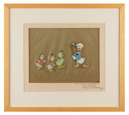 Lot #753 Donald Duck and Nephews production cels from Donald's Golf Game - Image 1