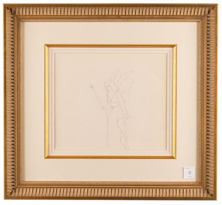 Lot #769 Blue Fairy production drawing from Pinocchio Production Drawing - Image 2