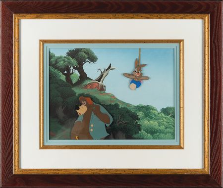 Lot #777 Br'er Bear and Br'er Rabbit production cels from Song of the South - Image 2