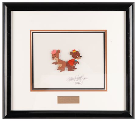 Lot #783 Bongo and Lulubelle production cel from Fun and Fancy Free signed by Ward Kimball Production Cel - Image 2