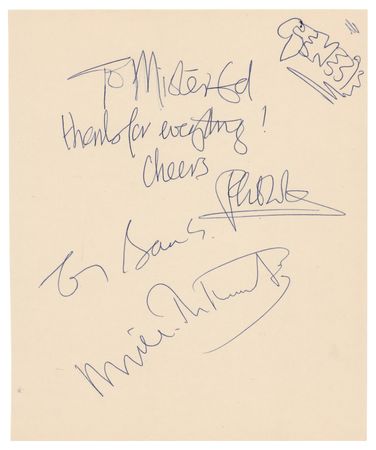 Lot #546 Genesis Signatures