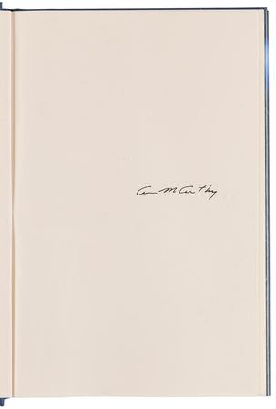 Lot #445 Cormac McCarthy (2) Signed Books - The Passenger and Stella Maris - Image 4