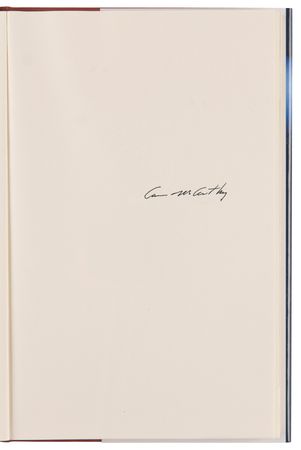 Lot #445 Cormac McCarthy (2) Signed Books - The Passenger and Stella Maris - Image 5