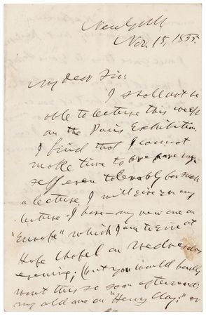Lot #226 Horace Greeley Autograph Letter Signed,