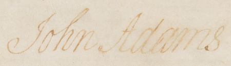 Lot #1 John Adams Partial Document Signed as President - Image 3