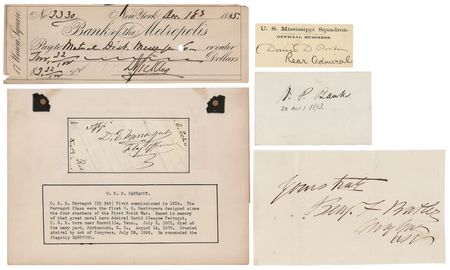 Lot #303 Civil War Generals and Admirals (5)