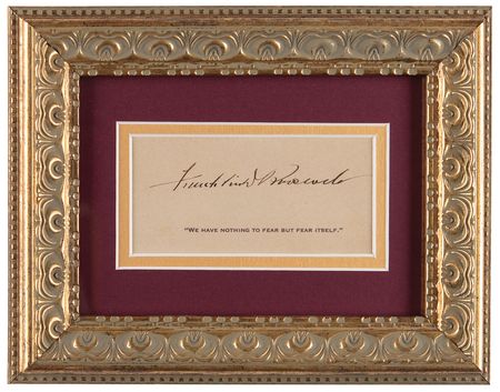 Lot #101 Franklin D. Roosevelt Signature - Image 2