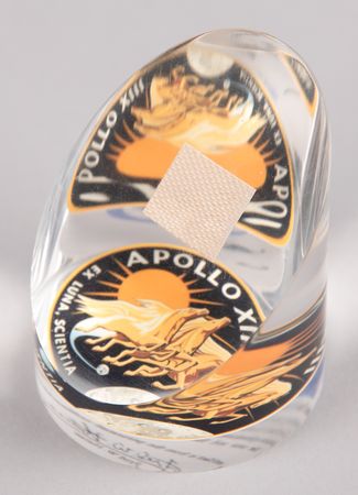 Lot #357 Apollo 13 Flown Couch Segment Flown Relic - Image 2