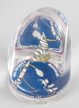 Lot #361 Apollo 9 Flown Kapton Foil Flown Relic - Image 1