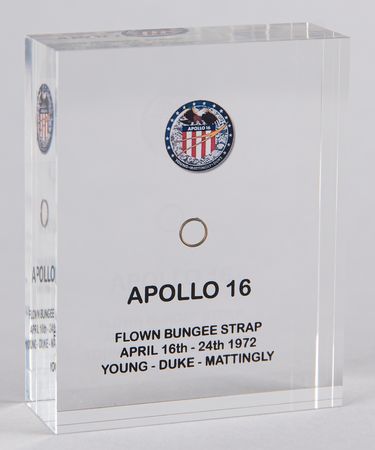 Lot #359 Apollo 16 Flown Bungee Strap [Attested by Young/Noller] Flown Relic - Image 1