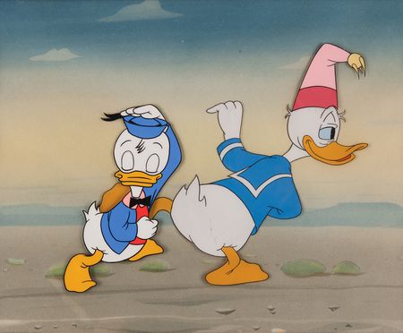 Lot #851 Donald Duck and Nephew production cels from This is Your Life, Donald Duck - Image 1