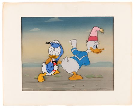 Lot #851 Donald Duck and Nephew production cels from This is Your Life, Donald Duck - Image 2
