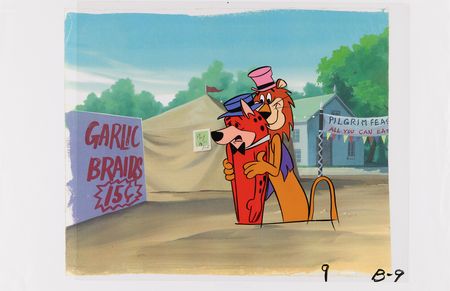 Lot #897 Lippy the Lion and Hardy Har Har production cel from Lippy the Lion Production Cel - Image 1