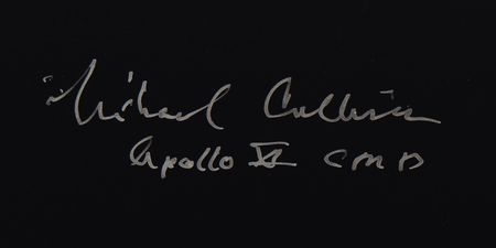 Lot #378 Michael Collins Oversized Signed Photograph - Image 2