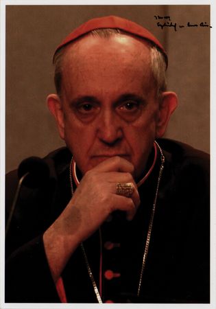 Lot #262 Pope Francis Signed Photograph