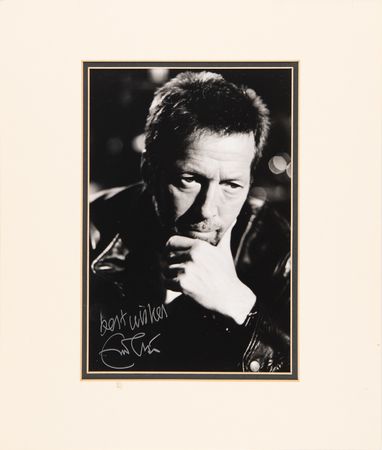 Lot #528 Eric Clapton Signed Photograph - Image 2