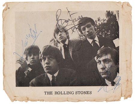 Lot #587 Rolling Stones Signed 1964 Decca Promo