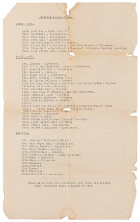 Lot #587 Rolling Stones Signed 1964 Decca Promo Card - Image 3