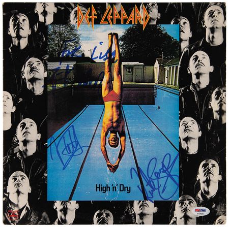 Lot #531 Def Leppard Signed Album - High 'n' Dry