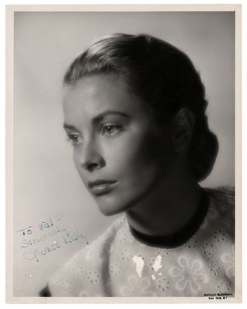 Lot #672 Grace Kelly Signed Photograph