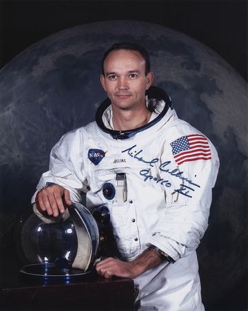 Lot #380 Michael Collins Signed Photograph