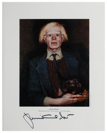 Lot #425 Andy Warhol and Jamie Wyeth Signed Prints - Image 3