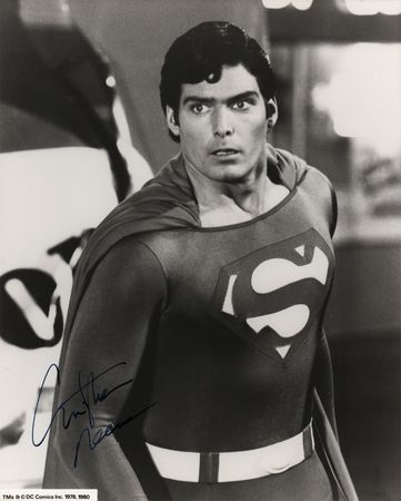 Lot #634 Christopher Reeve Signed Photograph