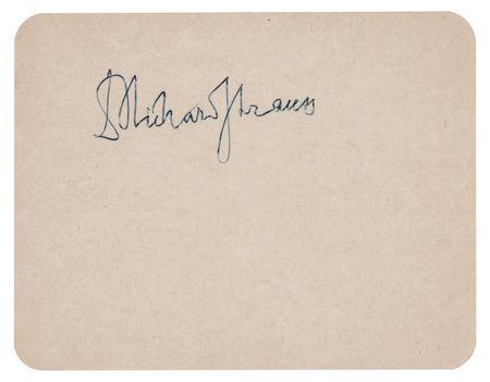 Lot #489 Richard Strauss Signature