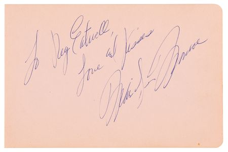 Lot #633 Marilyn Monroe Signature