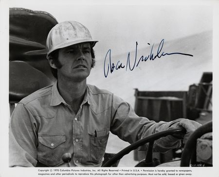 Lot #682 Jack Nicholson Signed Photograph