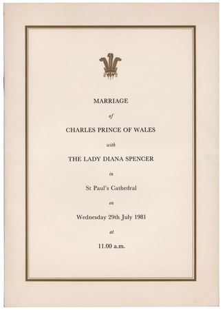 Lot #266 Princess Diana and King Charles III - Image 1