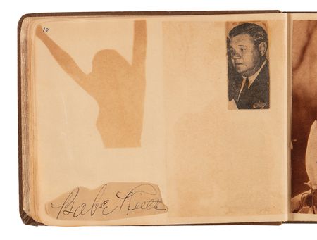 Lot #716 Babe Ruth Signature in an Autograph Album, with Jim Braddock, Vivien Leigh, and Cole Porter - Image 2