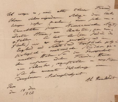 Lot #238 Alexander von Humboldt Autograph Letter Signed - Image 1