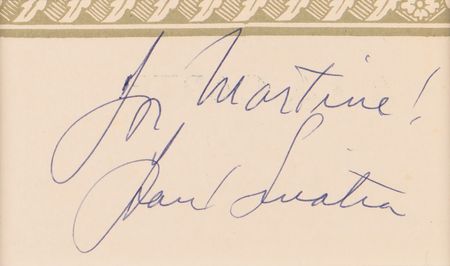 Lot #693 Frank Sinatra Signature - Image 2