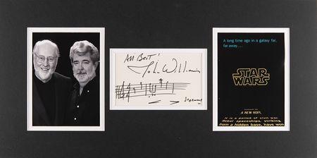 Lot #698 Star Wars: John Williams Autograph