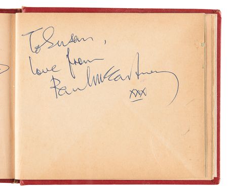 Lot #460 Beatles Signatures: McCartney, Lennon, and Starr - Image 3