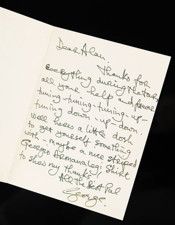 Lot #461 Beatles: George Harrison Autograph Letter Signed to His Japanese Tour Guitar Tech - Image 1