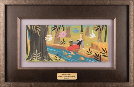 Lot #806 Eyvind Earle concept painting of Briar