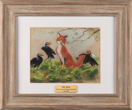 Lot #854 Mel Shaw concept painting from The Fox