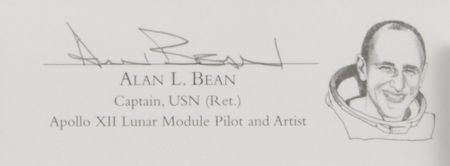 Lot #351 Apollo 12 Signed Limited Edition Lithograph - 'Kissing the Earth' - Image 3