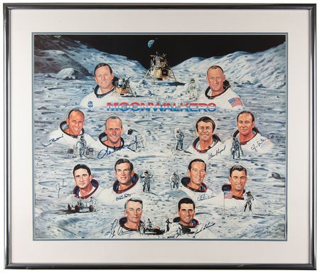 Lot #401 Moonwalkers (9) Signed Lithograph by Ron Lewis (Ltd. Ed. #165/1000) - Image 2