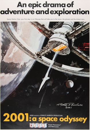 Lot #398 Robert McCall Signed 2001: A Space