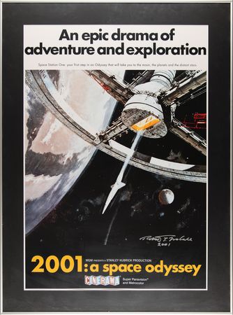 Lot #398 Robert McCall Signed 2001: A Space Odyssey Movie Poster - Image 3