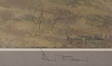 Lot #377 Gene Cernan and Alan Bean Signed Limited Edition Lithograph - 'Too Beautiful to Have Happened by Accident' - Image 2