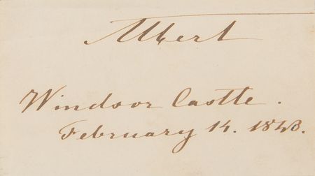 Lot #272 Queen Victoria and Prince Albert Signatures - Image 3