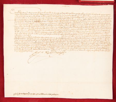 Lot #247 King Ferdinand II of Aragon Document Signed - Image 2