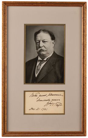 Lot #105 William H. Taft Signature as Chief Justice - Image 1