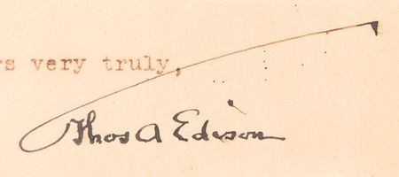 Lot #212 Thomas Edison Typed Letter Signed - Image 4
