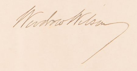 Lot #116 Woodrow Wilson War-Dated Document Signed as President - Image 3