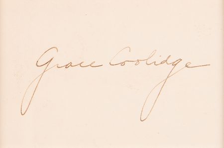 Lot #48 Calvin and Grace Coolidge Signatures - Image 3